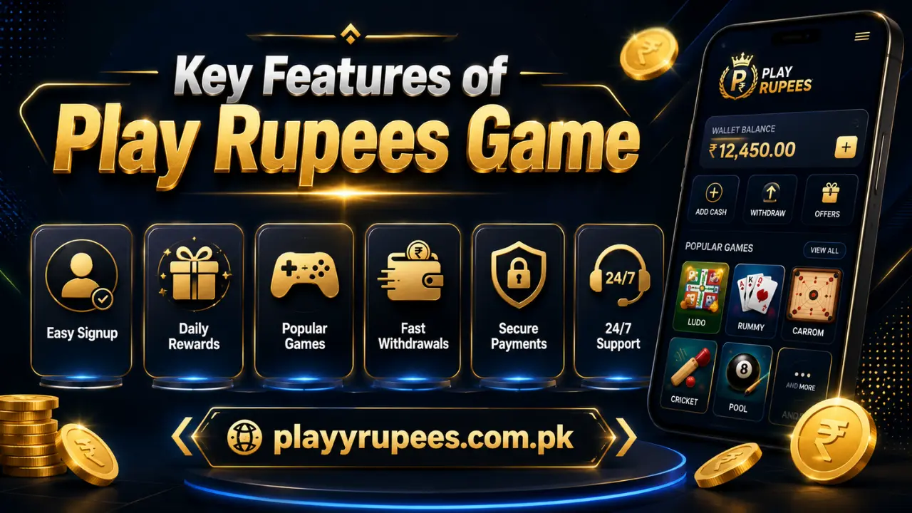 what are the key features of Play Rupees Game